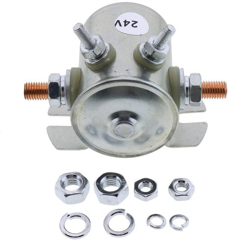DURAFORCE Golf Cart Part 24V Solenoid 4 Terminal for EZGO E-Z-GO Electric