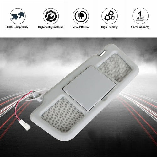 DURAFORCE For Mazda RX-8 2004 05 06-2011 Sun Visor Driver Left Side Gray FE88-69-320B-77