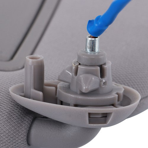 DURAFORCE Gray Plastic Driver Side Sunvisor With Lights And Mirror For 17-22 Honda CR-V