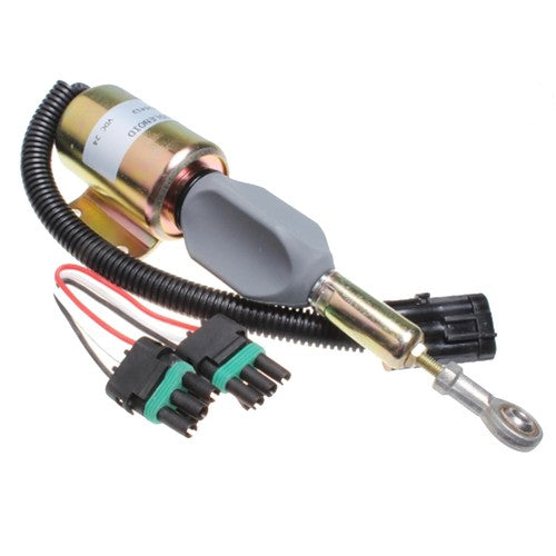DURAFORCE 24V Fuel Shutoff Solenoid for John Deere Loaders 624H 670C 670CH 672CH