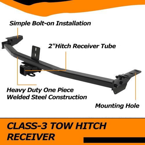 Class 3 Trailer 2 Receiver Tow Hitch for 2003-2008 Honda Pilot 2001-2006 Acura Mdx