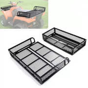 DURAFORCE Universal For ATV Front&Rear Drop Cargo Basket Rack Storage Carrier Hauler 2 PCS