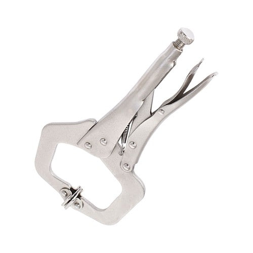 DURAFORCE Adjustable 11" Locking C Clamp Pliers Grip w/ Swivel Pad Vise Jaws 5 Pcs
