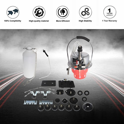 DURAFORCE Portable Pneumatic Air Pressure Brake Kit and Clutch Bleeder Valve System Kit