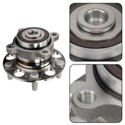 DURAFORCE 2pc For Honda Accord 2008-2012 For Acura TSX 2010-2014 V6 Rear Wheel Hub Bearing