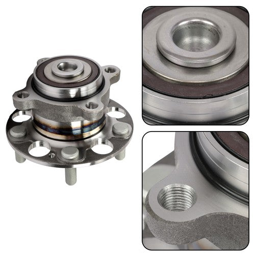 DURAFORCE 2pc For Honda Accord 2008-2012 For Acura TSX 2010-2014 V6 Rear Wheel Hub Bearing