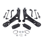 DURAFORCE 10Pcs Control Arm Kit Fit for 2010-2013 Hyundai Tucson 2011-2013 Kia Sportage