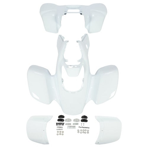 DURAFORCE White ABS Front+Rear Fender Kit For Honda TRX 400EX TRX400EX 1999-2004 #117431