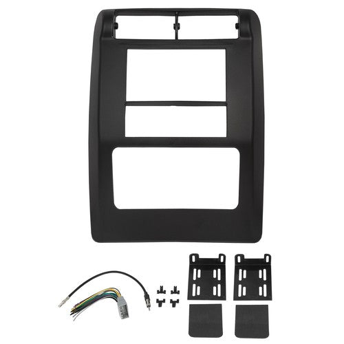 DURAFORCE Double Din Dash Kit for Jeep Wrangler TJ Radio Stereo Bezel 2003-2006