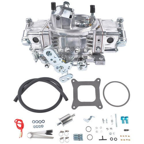 DURAFORCE Carburetor Mechanical Secondary 750 CFM 4 Barrel Down Leg Booster Electric Choke