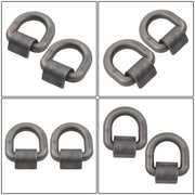 DURAFORCE 2 Pack 1" Weld On Forged D Ring with Welding Clip 47,000 LBS Fracture Strength