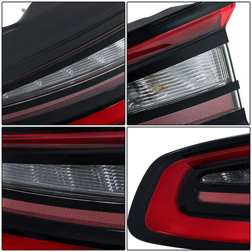 DURAFORCE Tail Light Fit For Dodge Charger 2015-2022 LED Type Left Side Outer Brake Lamp