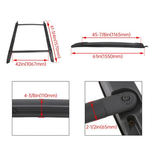 Front and Rear Bumper for Dodge Ram 2500 3500 2010-18 With LED Lights Powder Coated