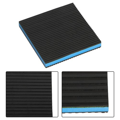 DURAFORCE 6" x 6" x 7/8" EVA Rubber Shock-absorbing Pad 4Pcs Anti Vibration Pads