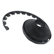 DURAFORCE Garden Edging Landscape Edging with 64 8in Spikes for Lawn 1.5 Inch 100FT Black