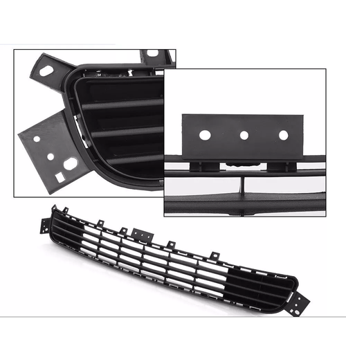 DURAFORCE Front Bumper Lower Grille Matte Black for 2014-2017 Infiniti Q50 14-17