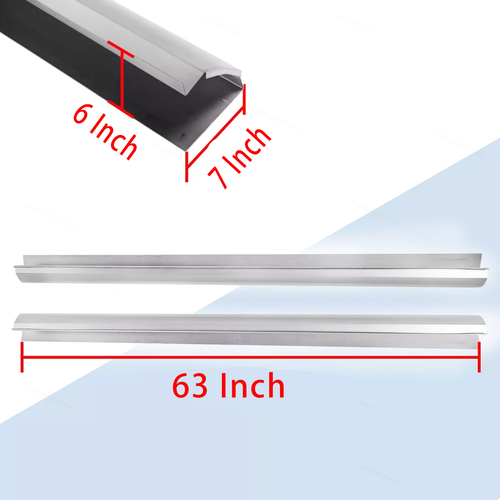 DURAFORCE Steel Outer Rocker Panels For 2014-2018 Chevrolet Silverado Extended Cab 4 Door