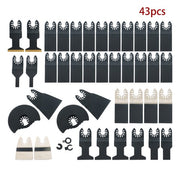 DURAFORCE 43 PCS Oscillating Saw Blades Multitool Kit for Wood/Metal/Plastics Cutting