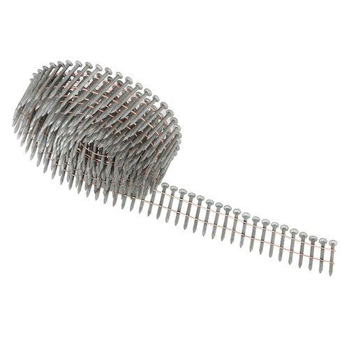 DURAFORCE Full Round-Head Hot-Dipped Galvanized 3600× 1-1/4"× 0.092" Ring Coil Siding Nail