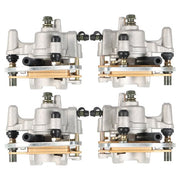 DURAFORCE Front & Rear Brake Calipers w/Pads For Yamaha YFM700F/P Grizzly 700 07-20 NEW