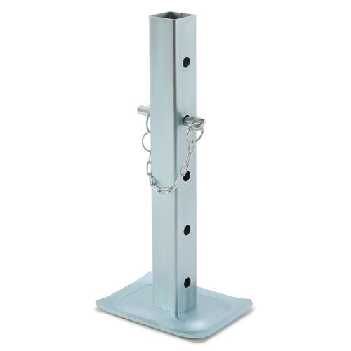 8000lbs Drop Leg Foot Pad for Square Jacks with 2 Inch Tube Trailer Camper