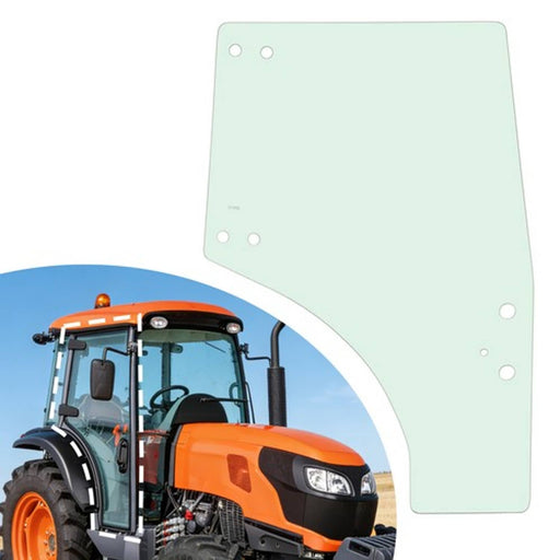 DURAFORCE RH Right Side Door Glass For Kubota M5-091 M5140 M6060 M7040 M8560 M9960 M9540