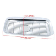 DURAFORCE Front Bumper Upper Grille Chrome New For Toyota Tundra 2010-2013 Plastic Durable