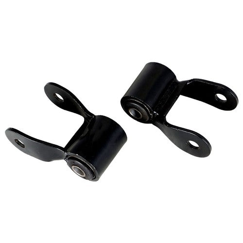DURAFORCE 2Pcs Black Rear Leaf Spring Shackle Kit For Jeep Cherokee Sport Series 1984-2001
