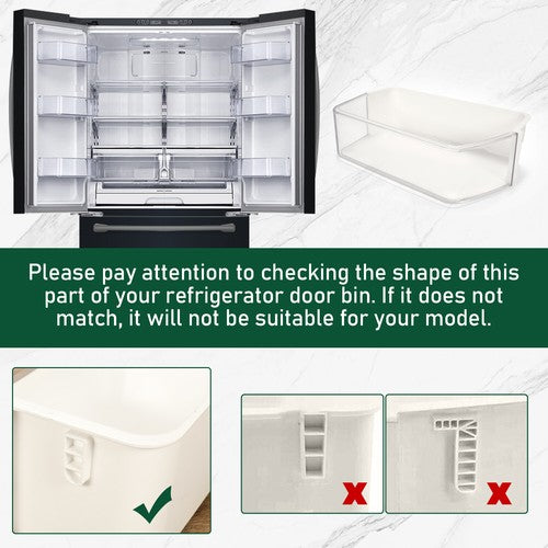 DURAFORCE For SAMSUNG RF260BEAEWW Refrigerators Door Shelf Bin Right Side DA97-12650A