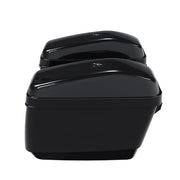 DURAFORCE Motorcycle Universal Hard Saddlebag Saddle Bags For Harley Honda Shadow VTX