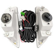 DURAFORCE Front Bumper Fog Lights Driving Lamps Pair for 2001-2002 for Toyota Corolla