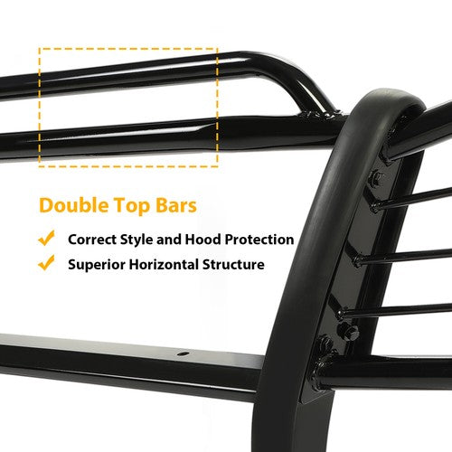 Front Bumper Bar Grill Guard Brush Black for Ford Expedition 2003-2017
