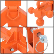 DURAFORCE Quick Hitch Adapter For Kubota Tractor 3 Point 2" Trailer Hitch Receiver Drawbar