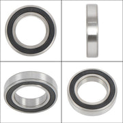 DURAFORCE 10Pcs 6008-2RS Bearings 40×68×15mm Double Rubber Seals Deep Groove Ball Bearing