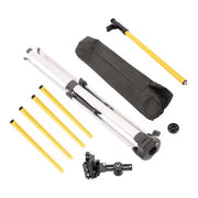 DURAFORCE Adjustable Telescoping Laser Pole 12 Ft./3.7M Laser Level Pole With Tripod