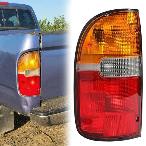 DURAFORCE Left Side Tail Light With Bulb for Toyota Tacoma 1995-2000 Brake Lamp