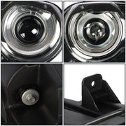 DURAFORCE Pair Set For Dodge Challenger 2015-2018 Headlight Replacement Halogen Clear Lens