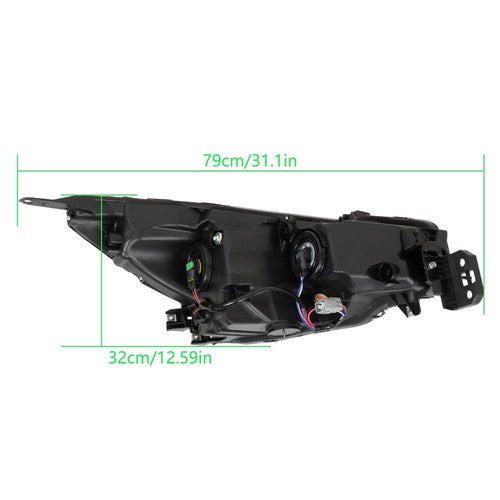 DURAFORCE Fit For Outback/Legacy 2018-2019 Headlight Holagen Left and Right Assembly Clear