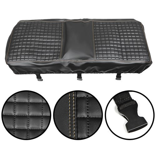 DURAFORCE Black Rear Seat Cover Kit Golf Carts For Club Car/E-Z-Go/Yamaha Universal Size