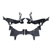 DURAFORCE 4PCS Front Headlight Mount Support Plate Bracket For Audi A4 S4 2013-2015 2016