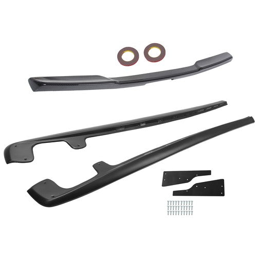 2005 2013 Corvette C6 Base ZR1 Style Side Skirts Rear Trunk Wing Spoiler