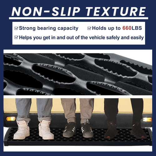 DURAFORCE Grip Step 7"x54" Black Rear Step for Ram ProMaster Ford Transit Sprinter 415254