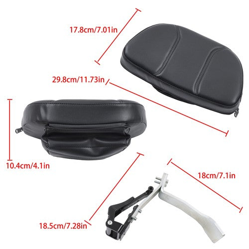 DURAFORCE For Can-Am Spyder RT RT-S Roadster 2010-19 Removable Mount Driver Backrest