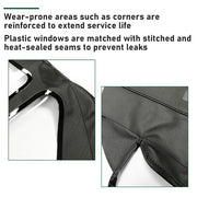 DURAFORCE For Mercedes-Benz 350SL 1972-1973 Black Convertible Soft Top w/ Clear Window