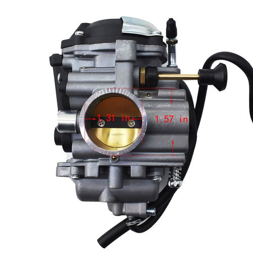 DURAFORCE Carburetor W/ Intake Manifold Boot Fit For Yamaha Big Bear Wolverine 350 YFM350