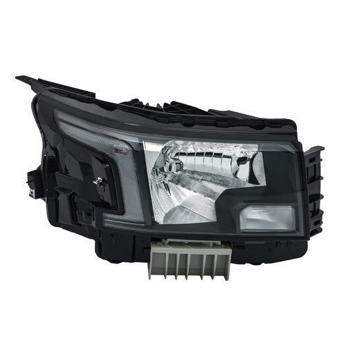 DURAFORCE Headlight Replacement For Nissan Frontier 2022-2023 RH Side Clear Black Halogen