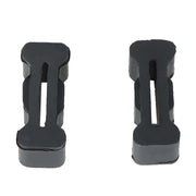 DURAFORCE For Chevrolet S10 1994-04 Bumper Pair Rubber Replacement Mounted Tailgate Latch