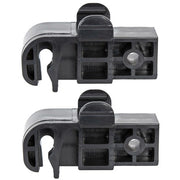 DURAFORCE 2 PACK For Pontoon Bimini Top Latch Black Plastic Connector Bracket #002957