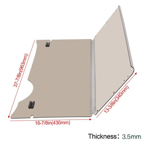 DURAFORCE For EZGO RXV 2008-UP Folding Style Tinted Windshield Golf Cart Windscreen