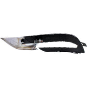 DURAFORCE Fog Light Trim Set FIT 2013-2017 Buick Enclave Left & Right Black and Chrome 2Pc